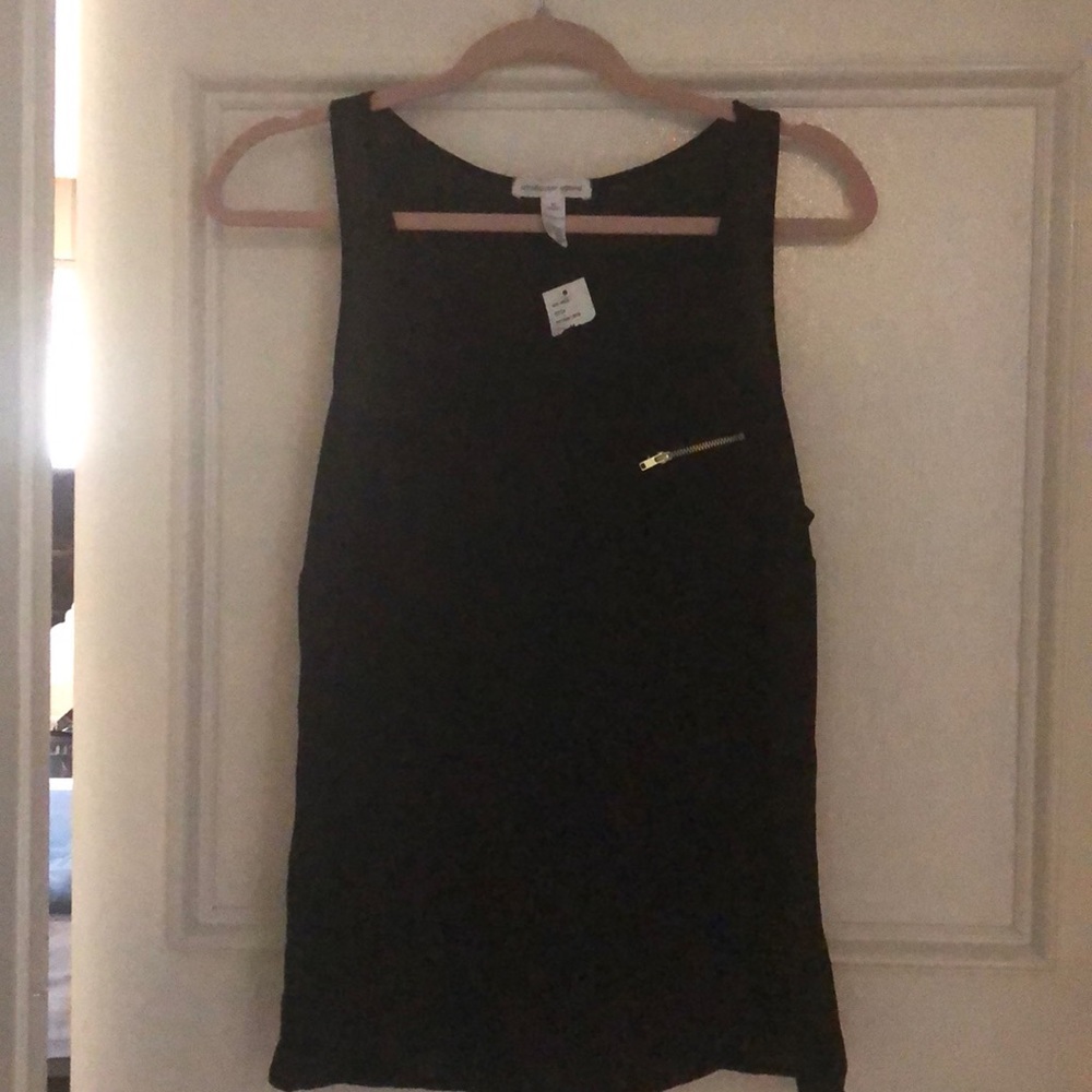 Black tank top